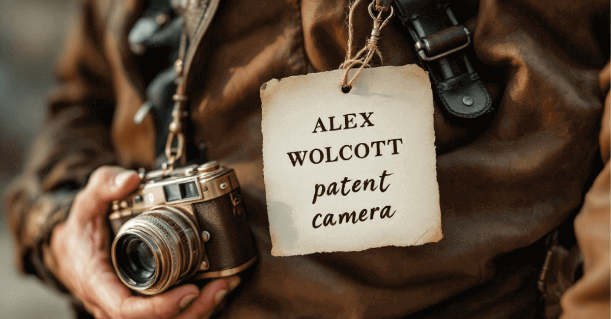 Alex Wolcott Patent Camera