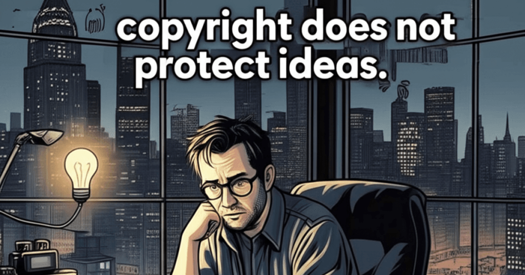 copyright Does not protect ideas