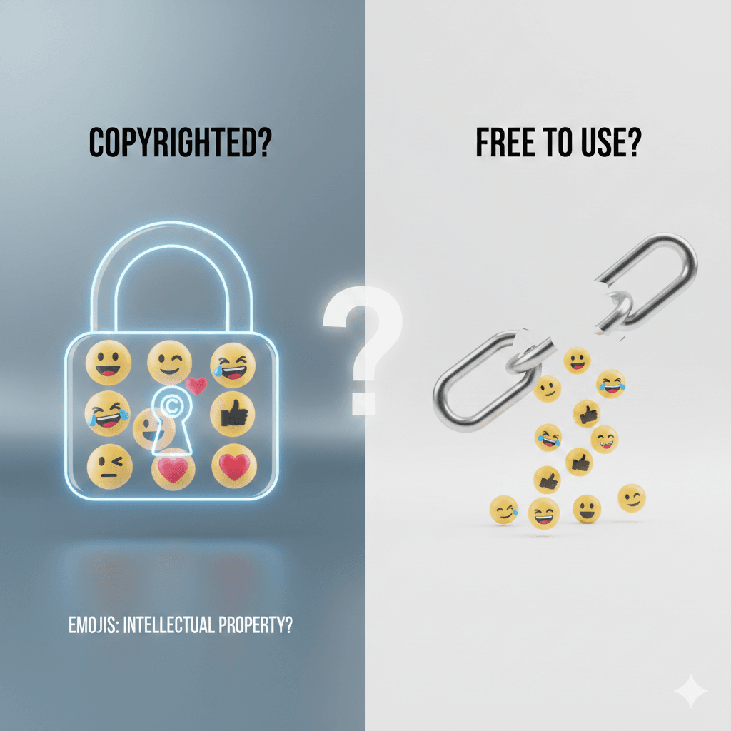Are emojis copyrighted or free to use?