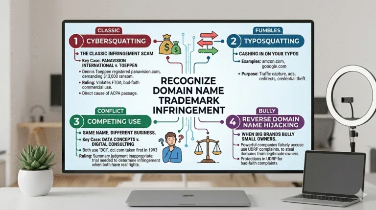 The 4 Types of Domain Name Trademark Infringement You Need to Recognize