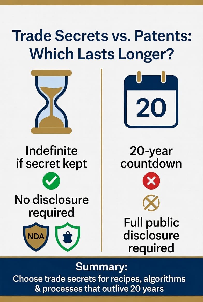 Trade Secrets vs. Patents