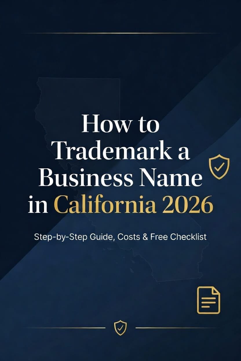 how to trademark a business name in California