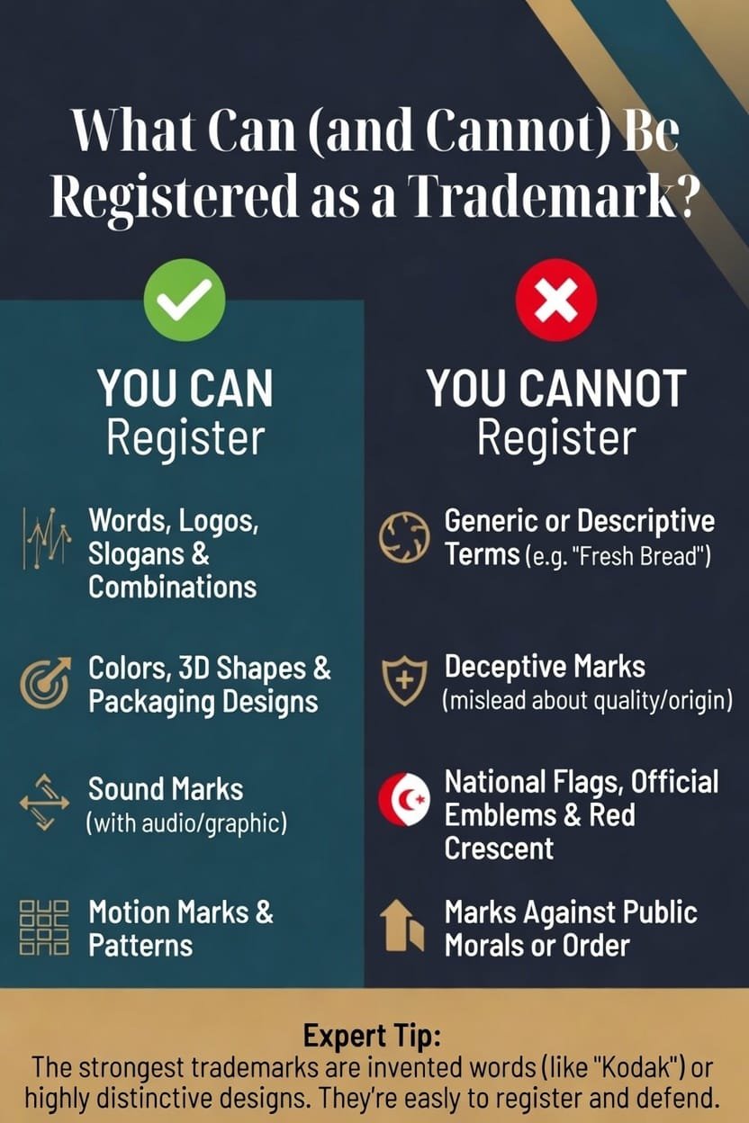 What can and cannot be registered What Can (and Cannot) Be Registered as a Trademark?