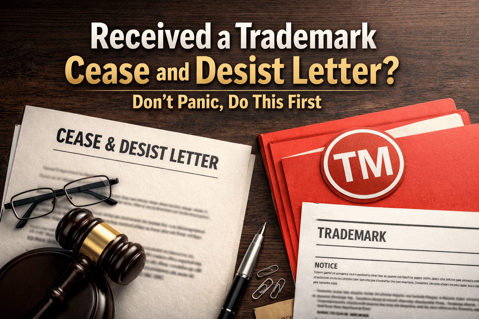 Received a Trademark Cease and Desist Letter?